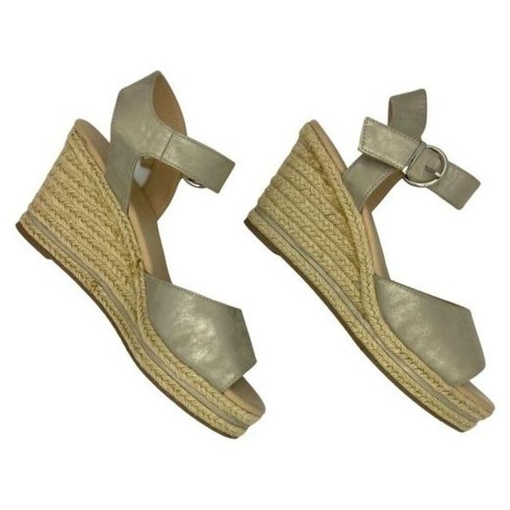 Marc New York Jute Wedge Espadrille Sandal, Size 9.5 NEW - Picture 2 of 5